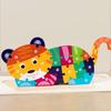 High Quality Large Animal 3D Wooden Puzzle Baby Cartoon Animal Jigsaw Early Learning Cognition Game Puzzle Toys For Children