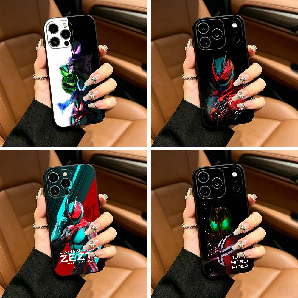 K-Kamen R-Rider ZeztzS Phone Case For iPhone 17,16,15,14,13,12,11 Pro Max,16Plus,XS Soft Black Cover