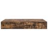 Storage Bed Frame Smoked Oak 120 X 190 Cm