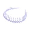 Hair Hoop Hair Comb Knotted Headwear Non-slip For Girls Korean Style Hairband Toothed Hair Band Wave Headband Hair Accessories