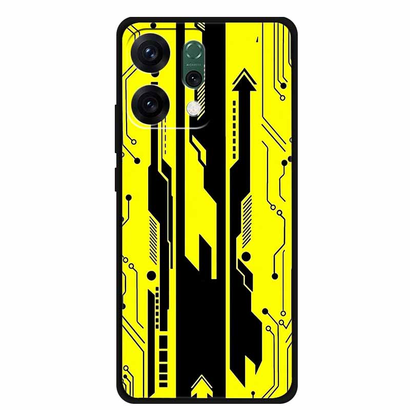 Für Oppo Reno 14 Pro Hülle Cartoon Muster Weiches Silikon TPU Hüllen Für Oppo Reno14 Pro Handyhüllen Neues Reno 14Pro CPH2739 Fundas