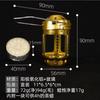 1 Pcs Night Fishing Tea Wax Lantern Fishing Lamp Aluminum Alloy Atmosphere Small Horse Lantern Golden Camping Hanging Candles