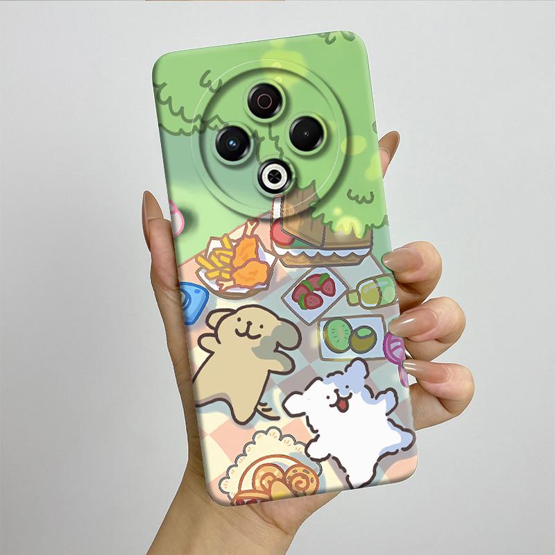 For Tecno Spark 30 4G KL6 Phone Case Cover Silicone Sweet Painted Shell Cartoon Funda Lovely Printed Protective Casing Coque