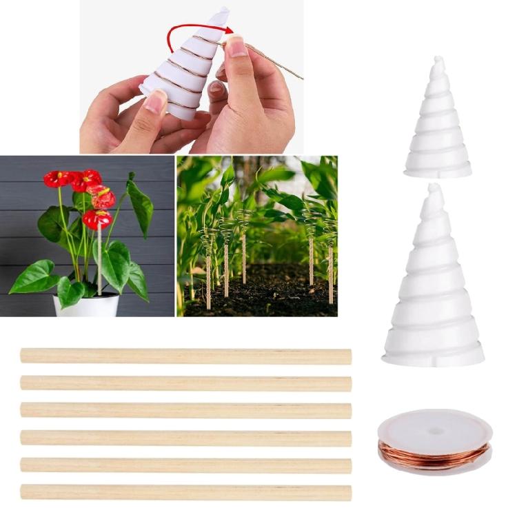 Fibonaccis Coil Winding Jig for Electroculture Gardening Copper Wire Antenna Jig