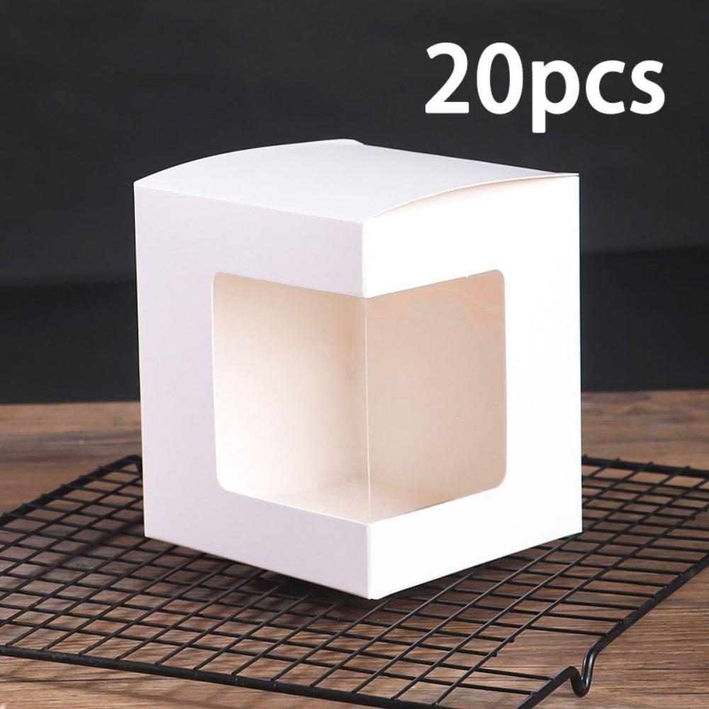 

20 шт. Подарочные коробки с прозрачными окнами, коробки для кружек для подарков, коробки для кофе для доставки, кружки для сублимации, бумажные коробки для бокалов для вина на 11 унций, 12 унций, 15 унций 20pcs white