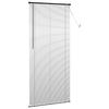 Black Louvered Blind 213 x 100 cm 25 mm PVC