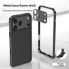 Best Selling Products Aluminum Metal Frame Phone Case for iPhone 17 Pro Max Mobile Accessories Lens Protective Orange Antishock