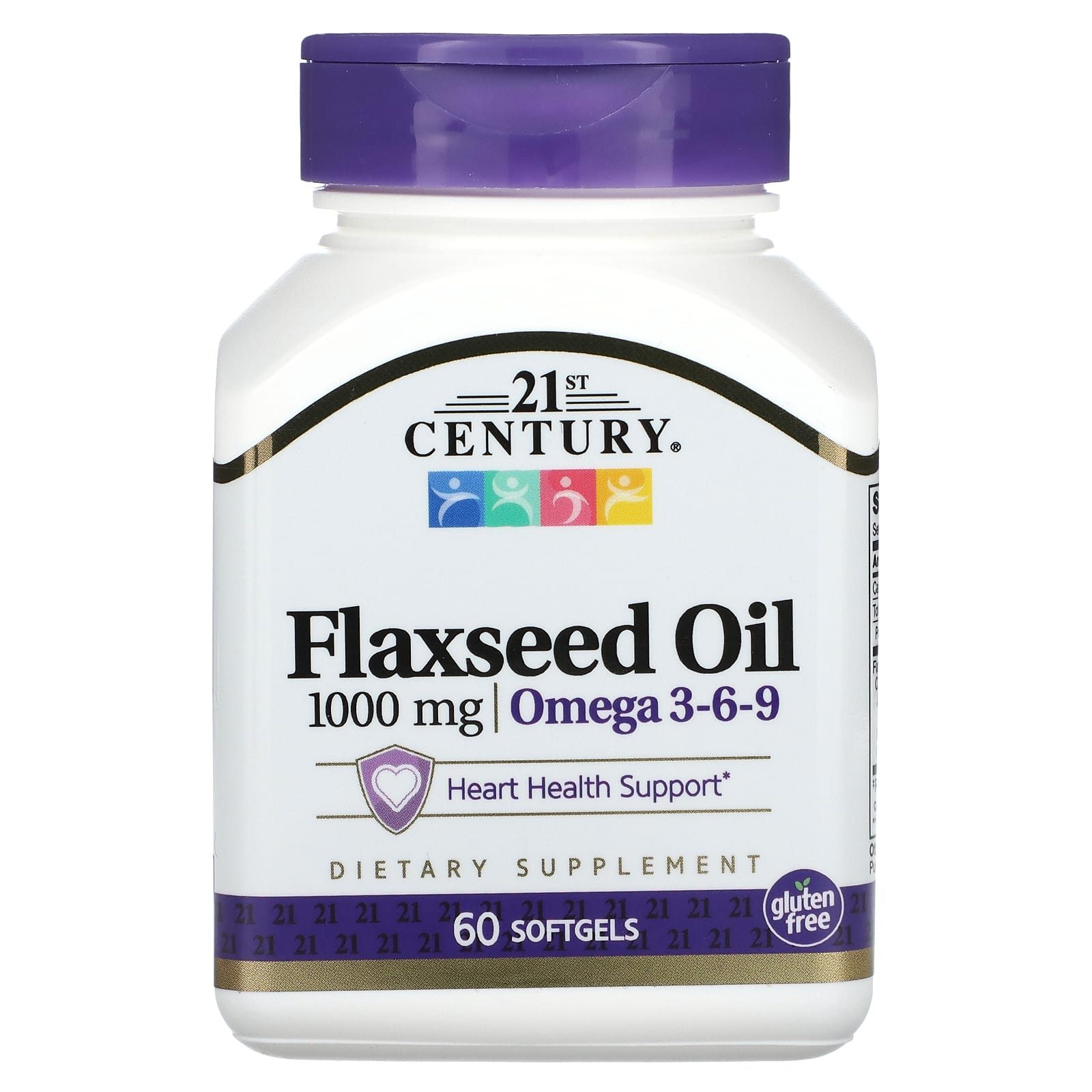 

21st Century, Flaxseed Oil, 1000Mg, 60 Softgels