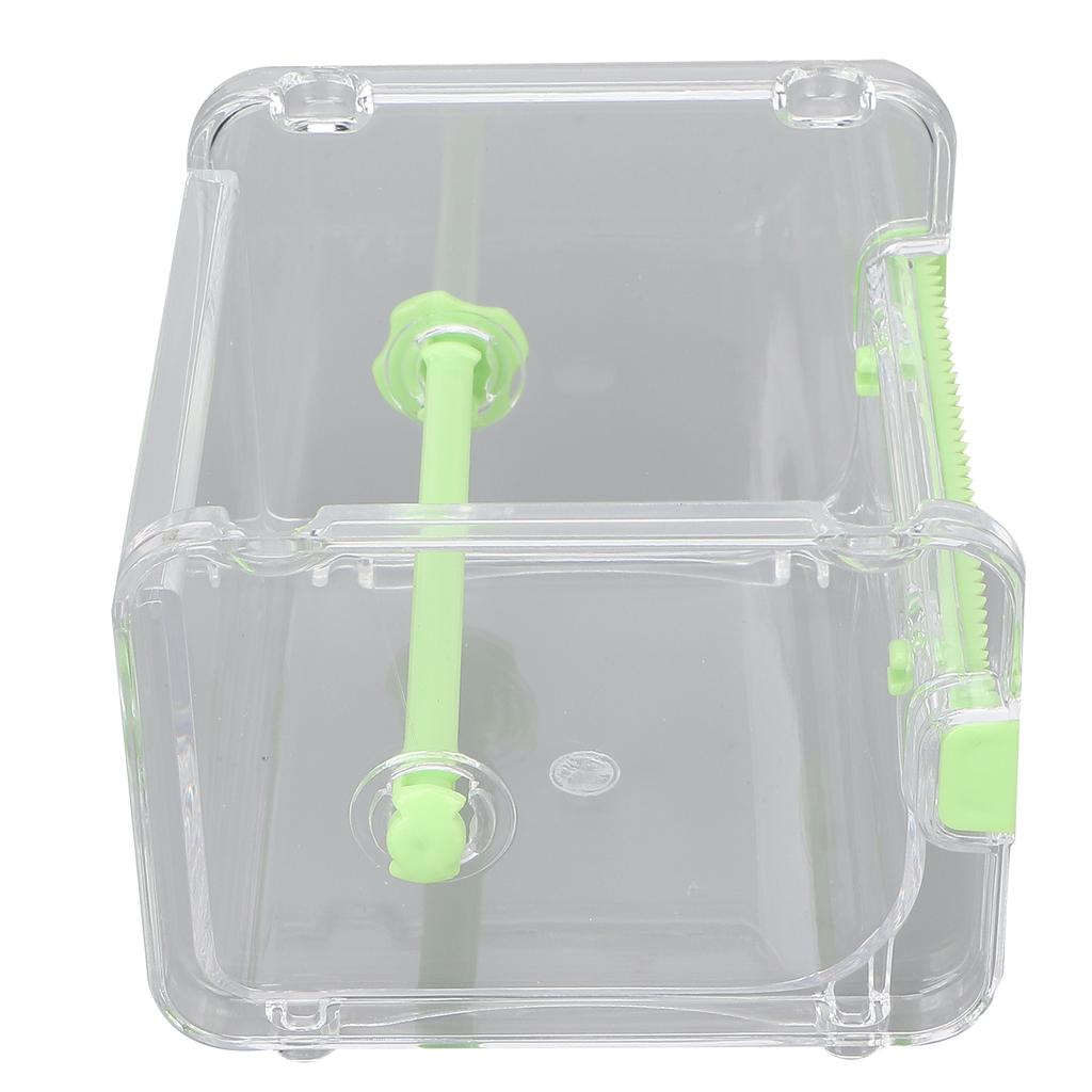 Gjennomsiktig Multi Masking Tape Cutter Dispenser Synlig Roll Tape Holder for hjemmekontor