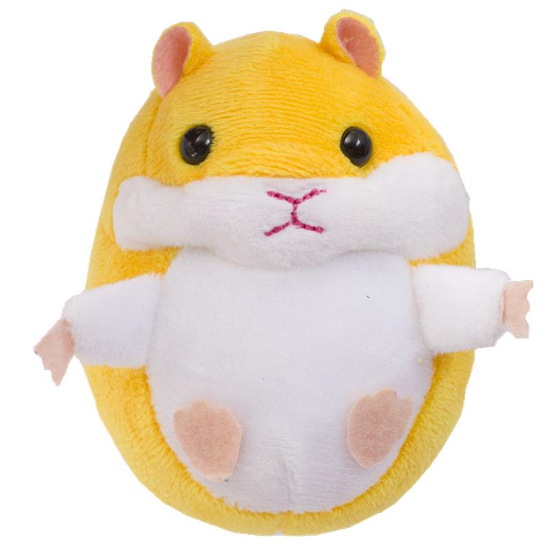 Neues Produkt Niedliches Hamster Plüschtier Schlüsselanhänger Taschenanhänger Gelb Geschenk Tier