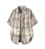 Special Offer: Men's Plus Size Retro Plaid Casual Short Sleeve Shirt