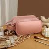Double Zipper Makeup Pouch Bag Multifunction Travel Wash Bag PU Leather Cosmetic Bag  Female/Girls