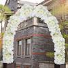 Realistic Silk Flower Decoration For Wedding Reception Anniversary Party Backdrop Wall Decors Ceremony Arch Layouts