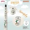 ZEBRA Sarasa Clip Gel Pen, 0.5mm, Snoopy Waku Waku Stationery, Simple Set of 3 (Black, Red, Blue)