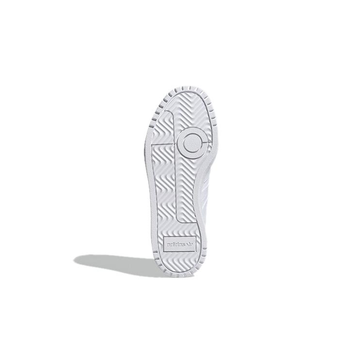 adidas Originals Team Court J Abrasion Resistant Abrasion Resistant Low Top Kids' Skateboarding Shoes White Teenagers EF6809