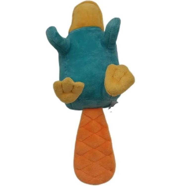 Light Blue Platypus Plush Toy - Cute Terry Doll for Students