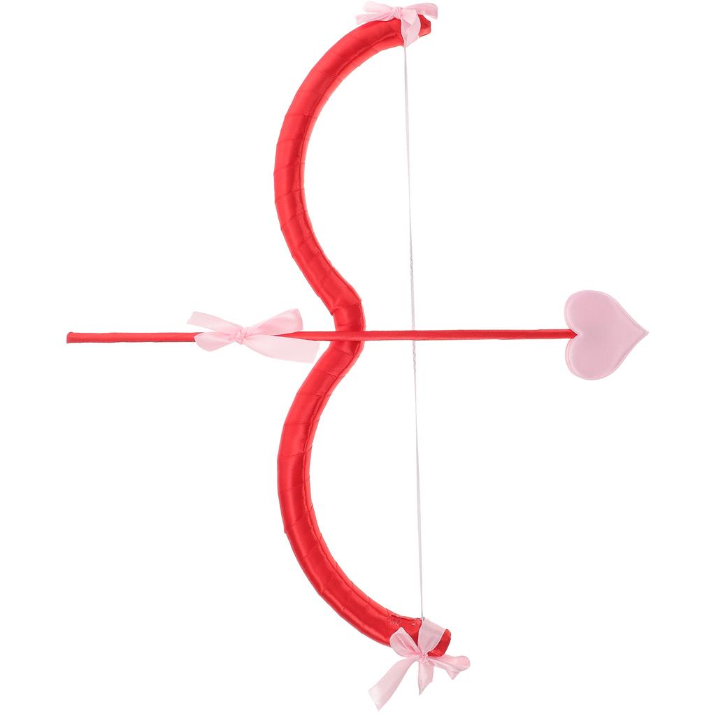 1/2pc Valentine's Day Cupid Bow Arrow Photo Prop Stage Performance Costume Accessory Cosplay Party Decor Supplies Photo Props