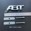 3D Metal ABT Logo Grill Emblem Car Trunk Badge  Sticker Accessories