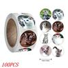 50-500pcs Kids Reward sticker  puppy dog Pattern encouragement stickers for Teachers Cute Animals Stickers Stationery Stickers