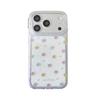 Esthetische Glanzende Goudfolie Bloemenhoesje voor iPhone 17 Pro Max/16/15 met Ketting