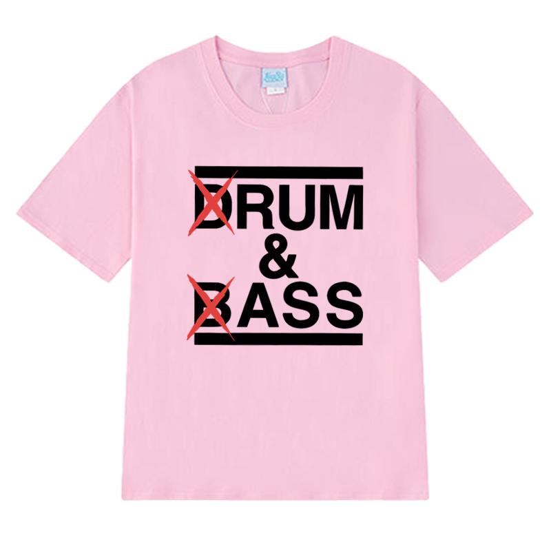 Hot Sale Funny Drum And Bass Print T Shirts Unisex Rum And Ass Lovers Jokes Short Sleeve T-shirt Men Women 100% Cotton Clothing
