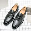 Fashion New Luxury Designer Unique Tassels Slip On Driving Shoes For Men Casual Loafers Business Formal Dress Footwear Zapatos Hombre