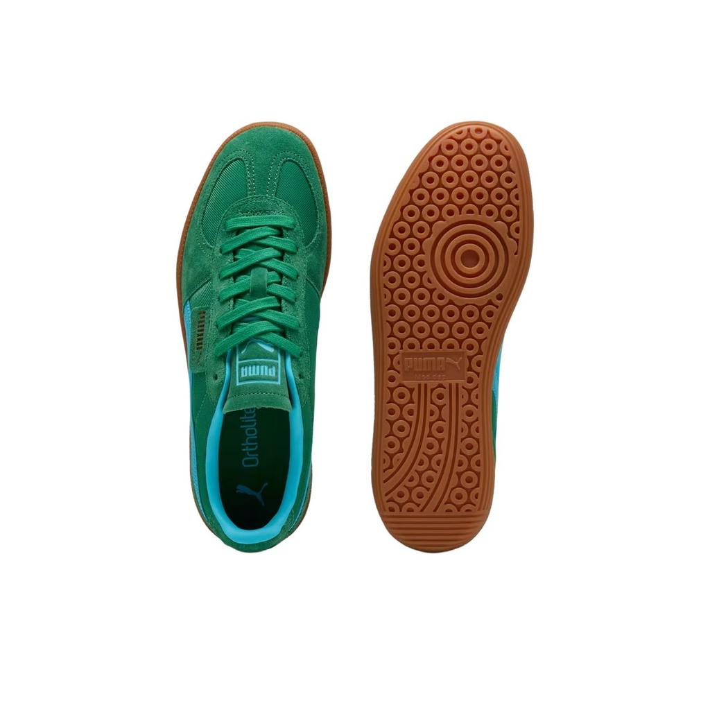 Puma Palermo Vintage Update Archive Green Bright Aqua Unisex Sneakers 401364-01