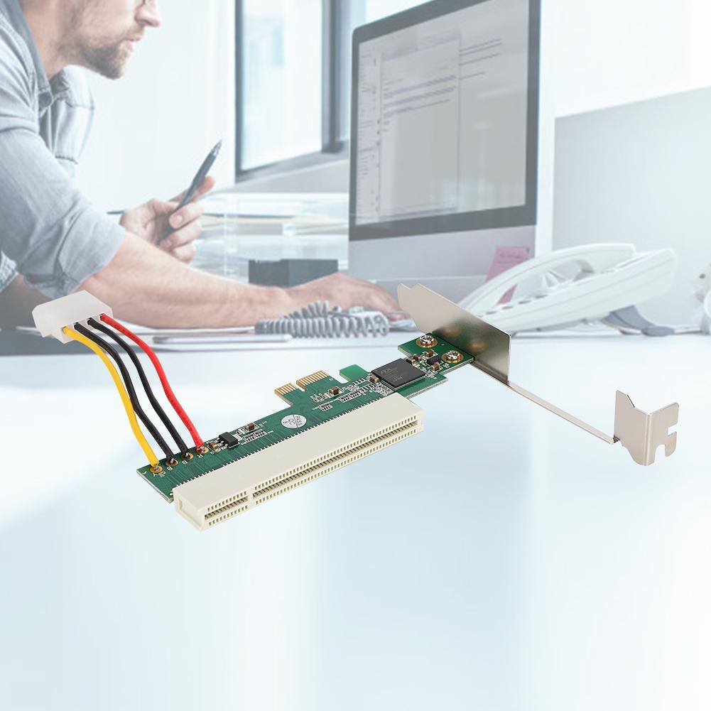 ST43 PEX 8112 2.5Gbps PCI Express To PCI Rev 3.0 32 Bit 66MHz PCI Bus Bridge Riser Card
