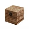 Flip-top Design Vintage Jewelry Box Wooden Flip-top Box Sturdy Wood Construction