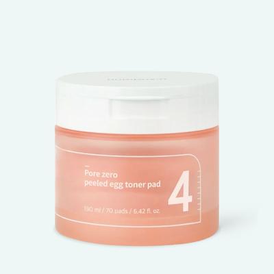 No.4 Pore Zero Peeled Egg Toner Pad 70 Pads – Pore Care, Smooth Finish, Korean