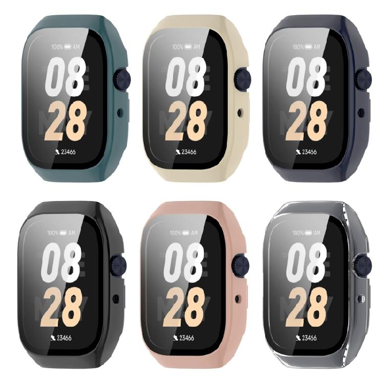 Integrated Toughened Film Screen Protector Skin Full Coverage Cover Antiscratch Shell Watch Housing Sleeve For Watch T2