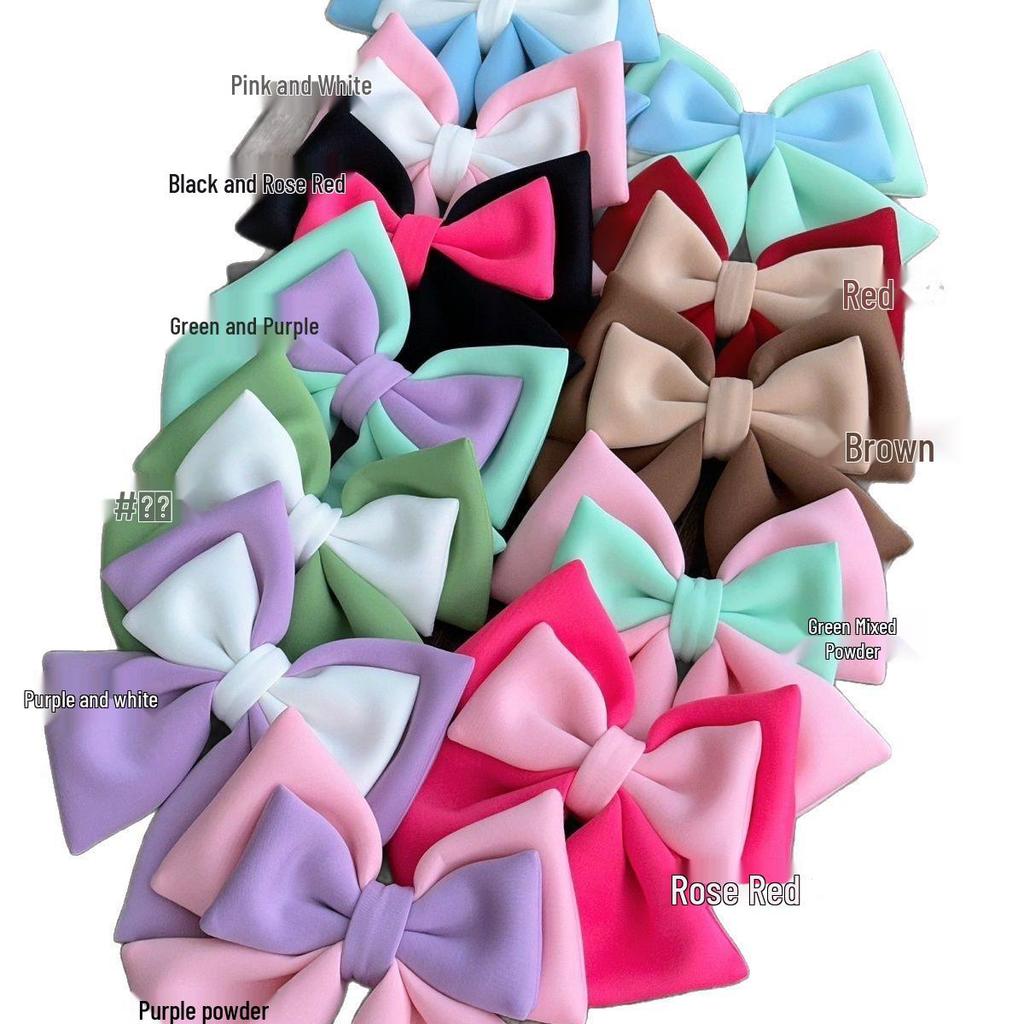 Luna Sunny Day Cute Two-Tone Electric Vehicle Bow & Sticker Accessories