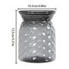 Mini Self Watering Flower Pot Fish Tank Transparent Plastic Plant Pots Self Watering Planter Pot Vase For Home Decoration