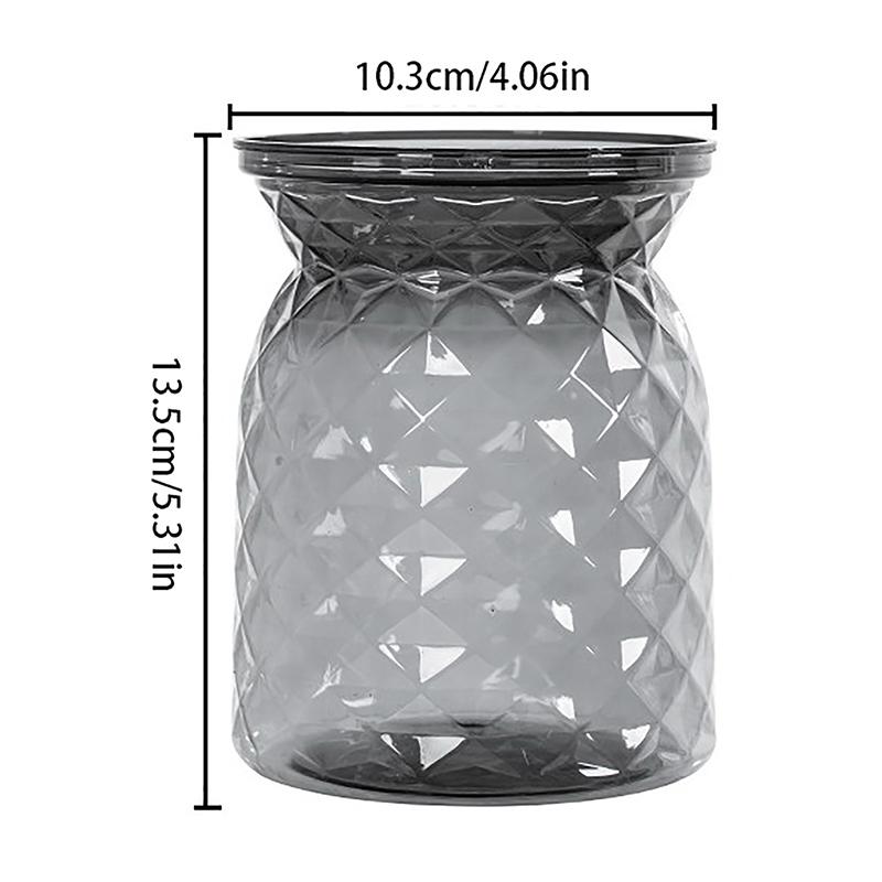 Mini isekastvad lillepotid, läbipaistvad plastikust taimepotid, isekastvad istutuspoti vaas kodu kaunistamiseks