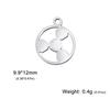 Teamer 5pcs Mini Breloque Cœur Breloques en Acier Inoxydable pour Fabrication de Bijoux Signe de la Paix Ruban Rouge Pendentif Bracelets Accessoires DIY