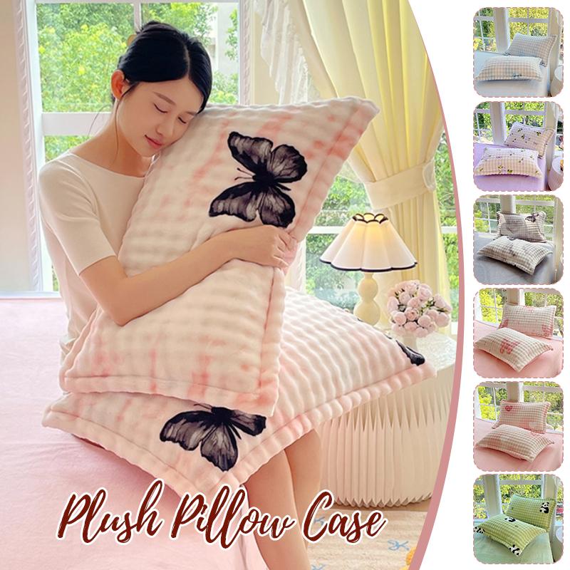 1 Pair Velvet Faux Fur Throw Pillowcase Winter Warm Fluffy Plush Pillow Cover Living Room Sofa Home Decor Pillow Covers
