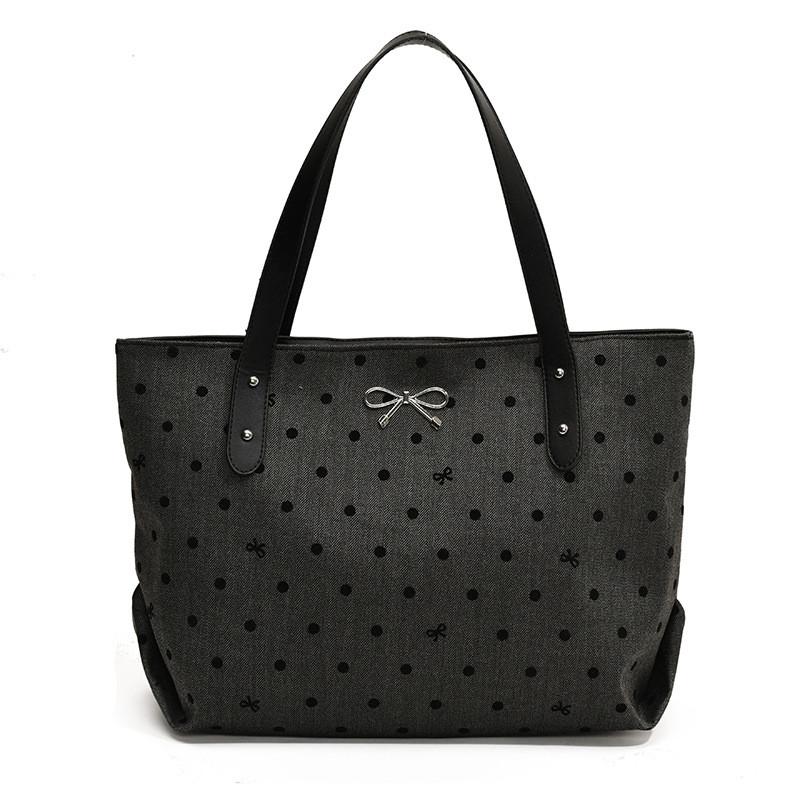 Trendy Korean Fashionable Large Capacity Tote Bag For Women With Stylish Patterns