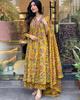Women Designer Anarkali Kurta Pant Dupatta Set Indian Bollywood Salwar Suit Dress