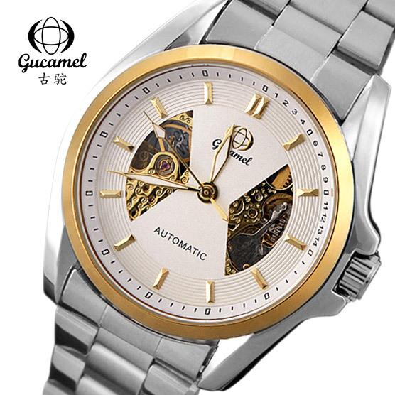 Fashion men's mechanical watch, through-the-bottom hollow automatic mechanical watch men's, men's mechanical watch