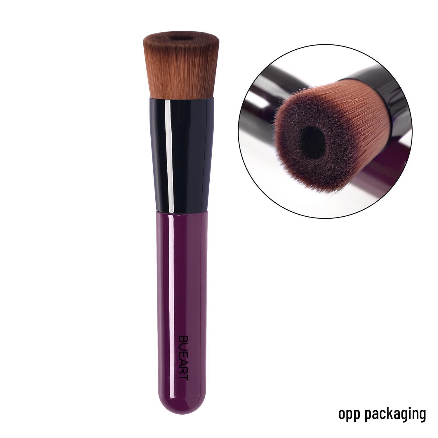 

Bi Youyi High-Yield Angled Foundation Brush - Flat Concave Liquid Makeup Tool.