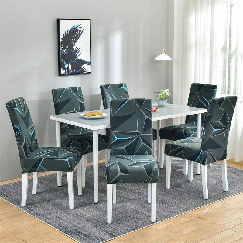 34 Colors For Choice Stretch Chair Cover Big Elasticity Cheap Printed Seat Chair Cover For Dining Room Wedding Banquet Party