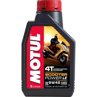 MOTUL SCOOTER POWER LE 5W40 100% Synthetisches Motorradöl, 1L [Original]