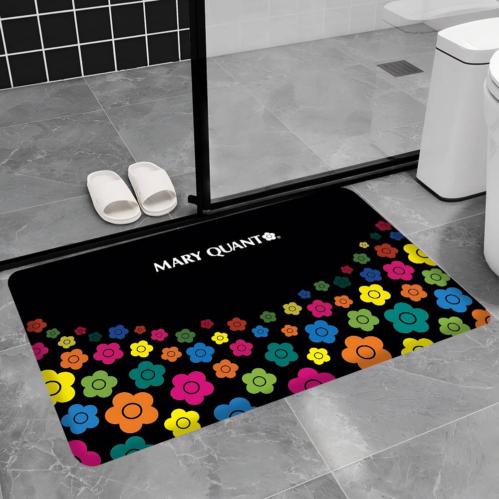 

Fashion Logo Q-Quant M-Mary Entrance Door Mat Nordic Style Home Doormat Bathroom-Toilet Mats Bedroom Hotel Decor Mat 40cm x 60cm