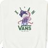 Vans City Series Letter Pattern Printed Crewneck Sweatshirt Unisex Sweatshirt Off-White VN000KQDFS8