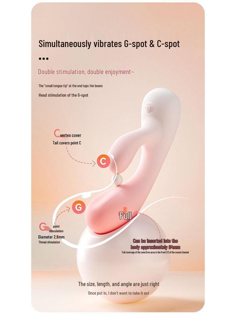 Shy Sticky Chewy Dual Vibration Air Vibrator with App Remote Control for Women