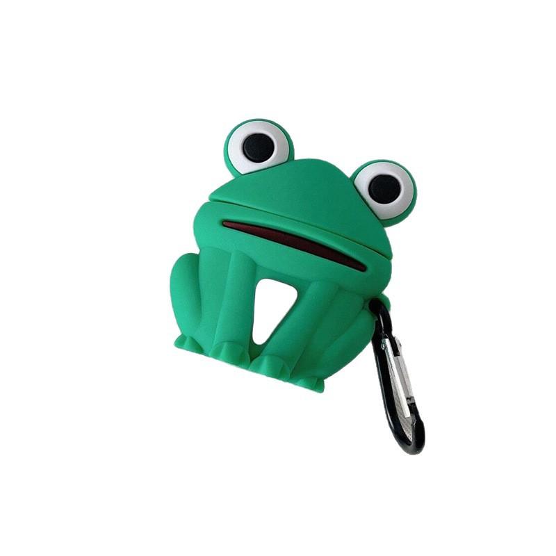 Creative cartoon big eyes frog anti-drop earphone case for AirPods 1 /1 wireless bluetooth Pro1 silicone cover
