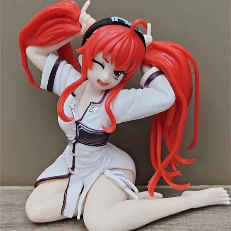 Heiß 9cm Mushoku Tensei II Arbeitslose Wiedergeburt Eris Greyrat Roxy Migurdia Kniende Pose Anime Figur Schreibtisch Dekor Sammlerstück Geschenk