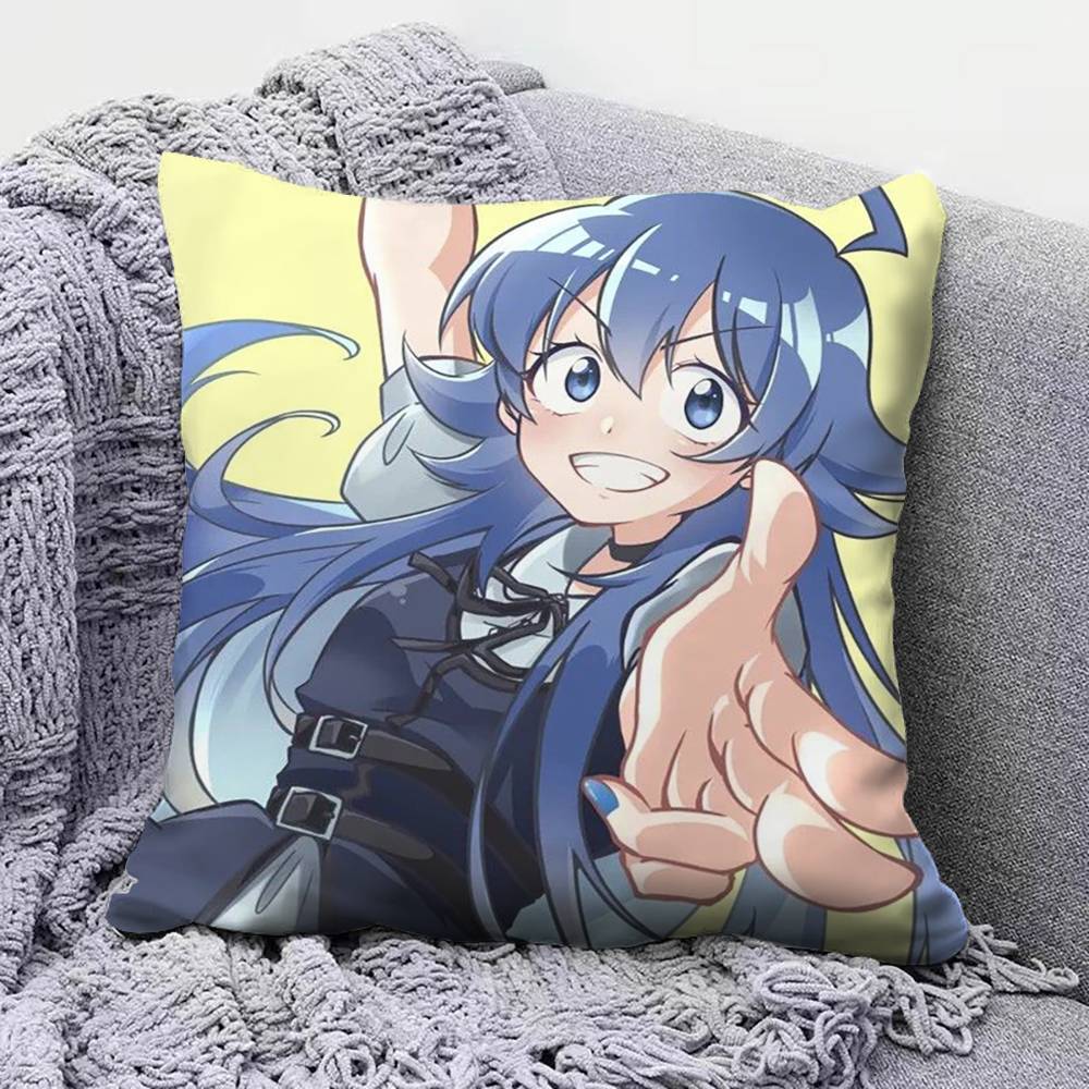 Welcome to Demon School Irumakun Anime Home Sofa Cushion Covers and Aecorative Custom Pillow Covers