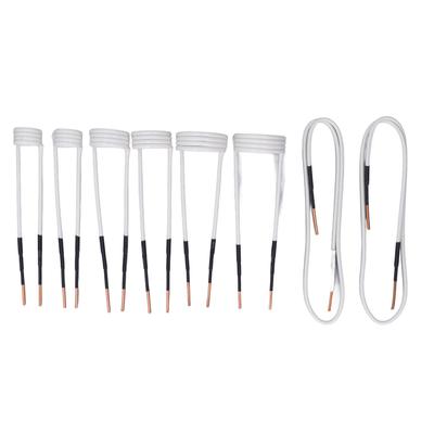 8 Stück Induktionsheizspule 2,5 mm Messingkern 4 Typen Set-Kit zur Entfernung von Schraubenmuttern