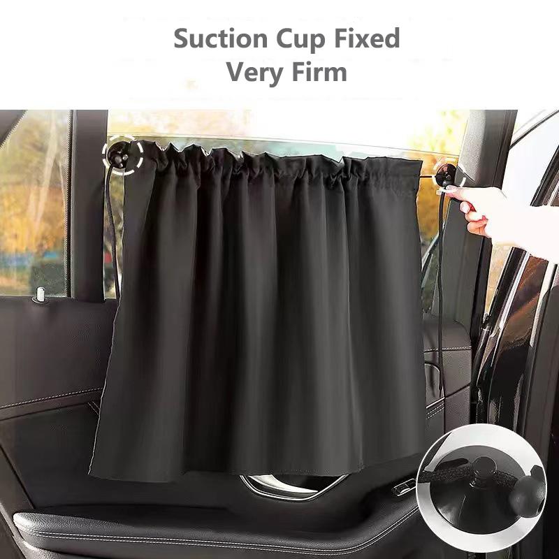 Car Sunshade Curta Suction Cup Curtain In The Car Window Sunshade Cover Universal Side Window Sunshade UV Protection